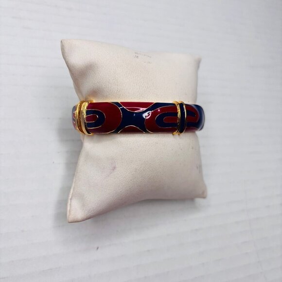 KJL KENNETH JAY LANE Abstract Print Clamper Bracelet - Picture 4 of 8